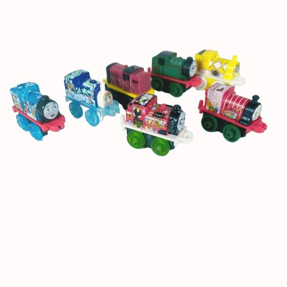 Mattel Other - Thomas & Friends Minis Bundle - 7 Colorful Collectible Mini Advent Toy Trains